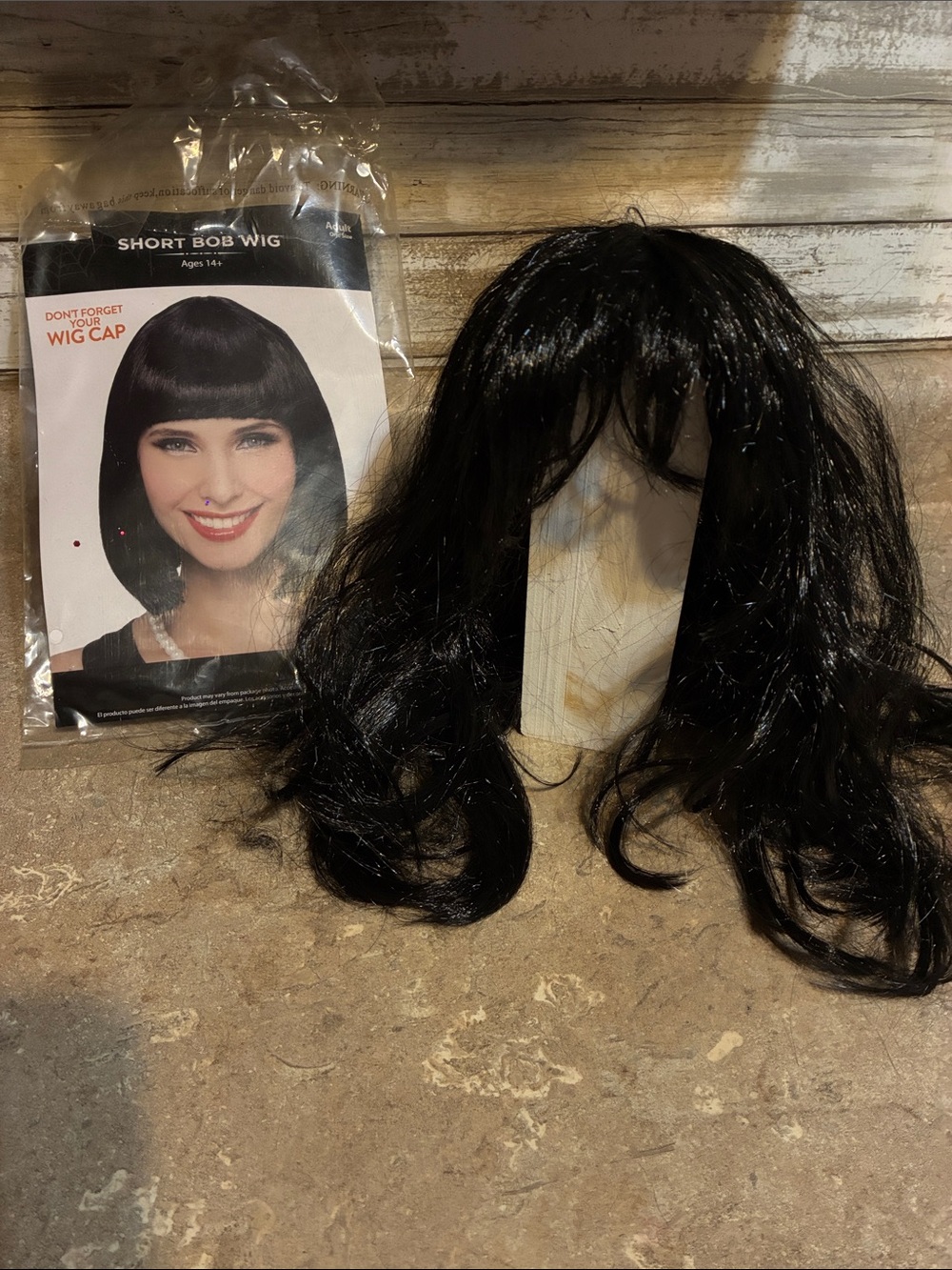 Short Bob Black Women's Wig - Unbranded